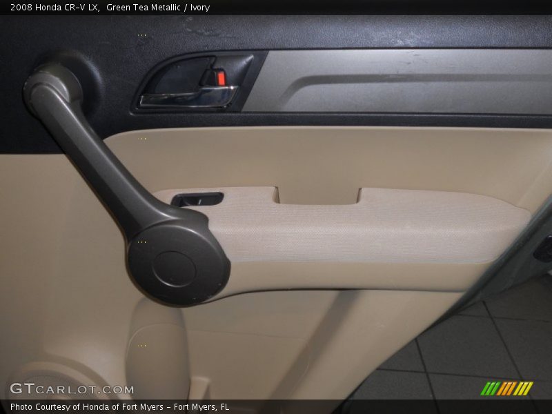Green Tea Metallic / Ivory 2008 Honda CR-V LX