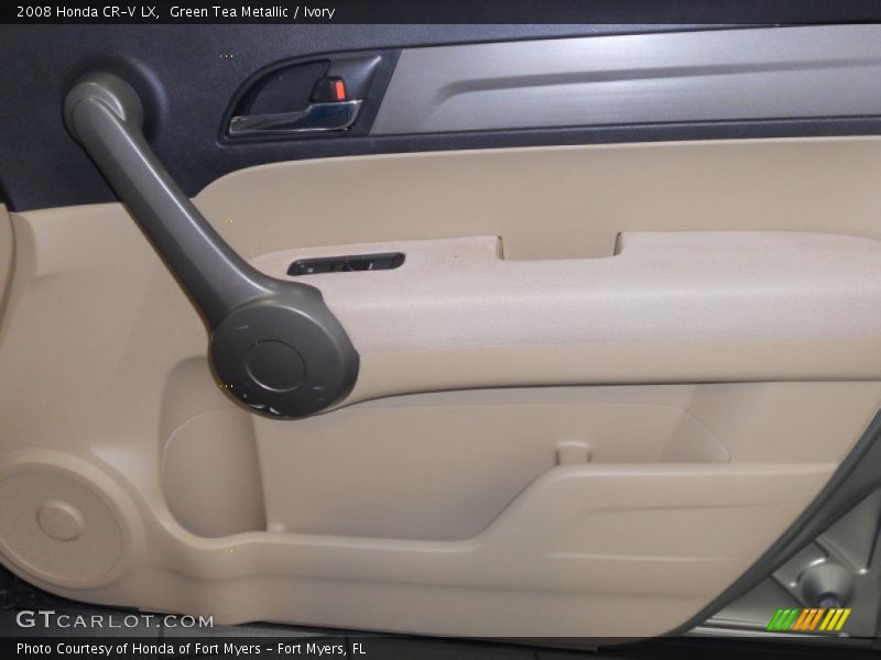Green Tea Metallic / Ivory 2008 Honda CR-V LX