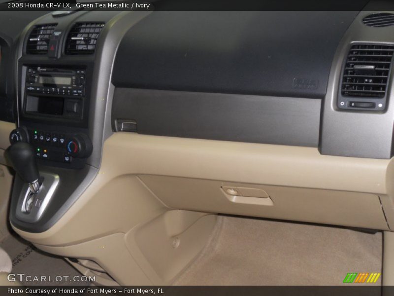 Green Tea Metallic / Ivory 2008 Honda CR-V LX