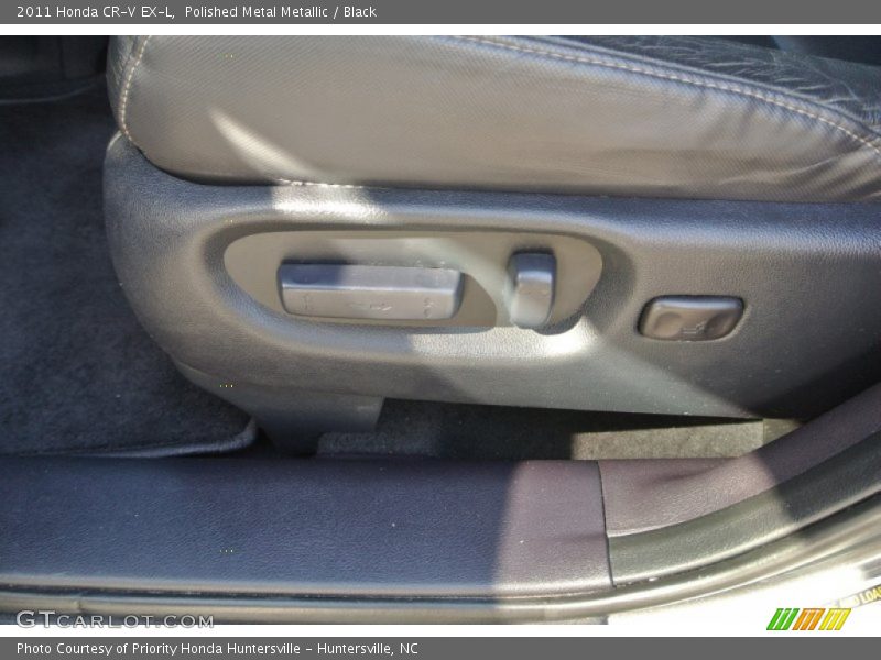 Polished Metal Metallic / Black 2011 Honda CR-V EX-L