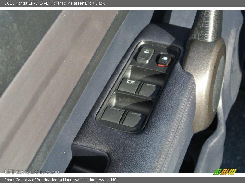 Polished Metal Metallic / Black 2011 Honda CR-V EX-L