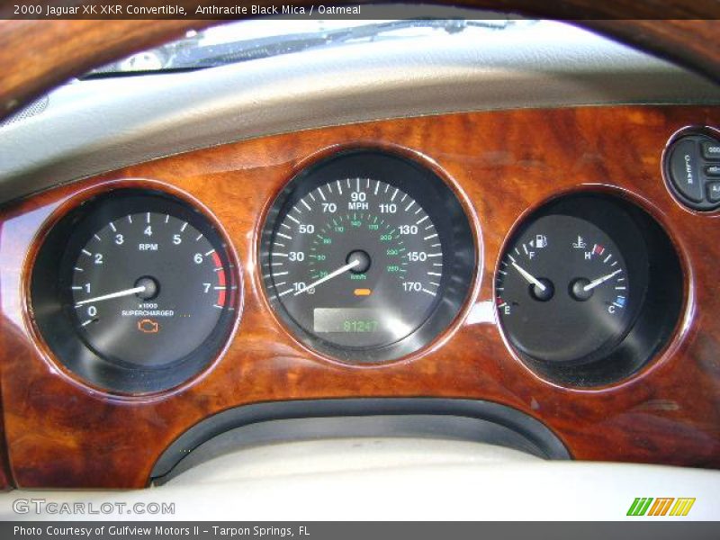 Anthracite Black Mica / Oatmeal 2000 Jaguar XK XKR Convertible