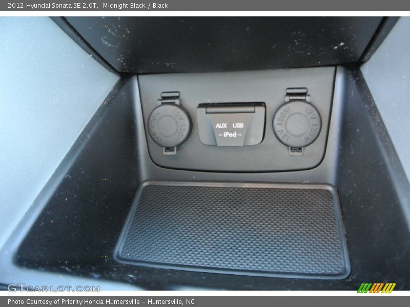 Midnight Black / Black 2012 Hyundai Sonata SE 2.0T