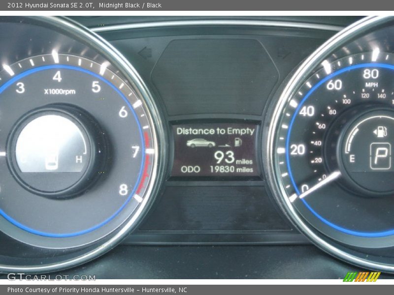 Midnight Black / Black 2012 Hyundai Sonata SE 2.0T
