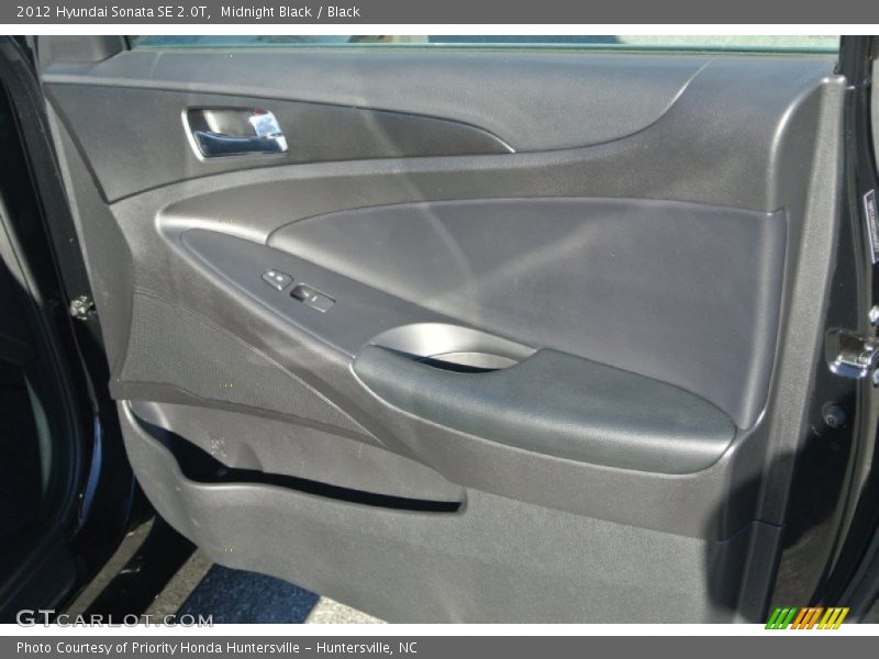 Midnight Black / Black 2012 Hyundai Sonata SE 2.0T