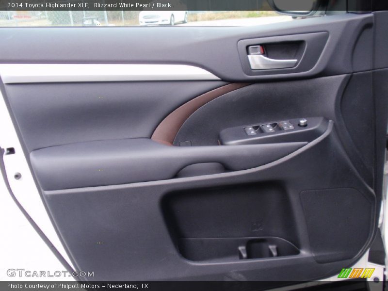 Blizzard White Pearl / Black 2014 Toyota Highlander XLE