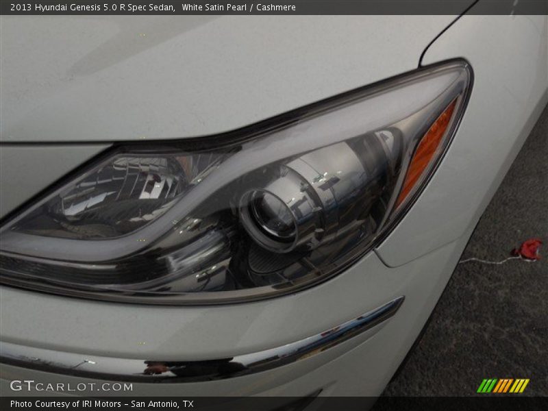 White Satin Pearl / Cashmere 2013 Hyundai Genesis 5.0 R Spec Sedan