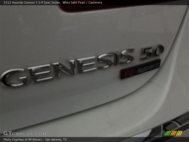 White Satin Pearl / Cashmere 2013 Hyundai Genesis 5.0 R Spec Sedan
