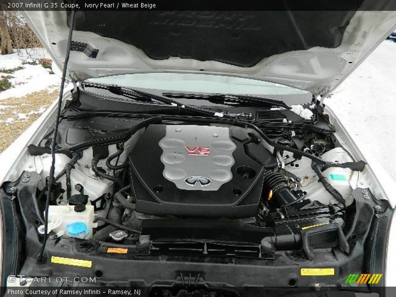 Ivory Pearl / Wheat Beige 2007 Infiniti G 35 Coupe