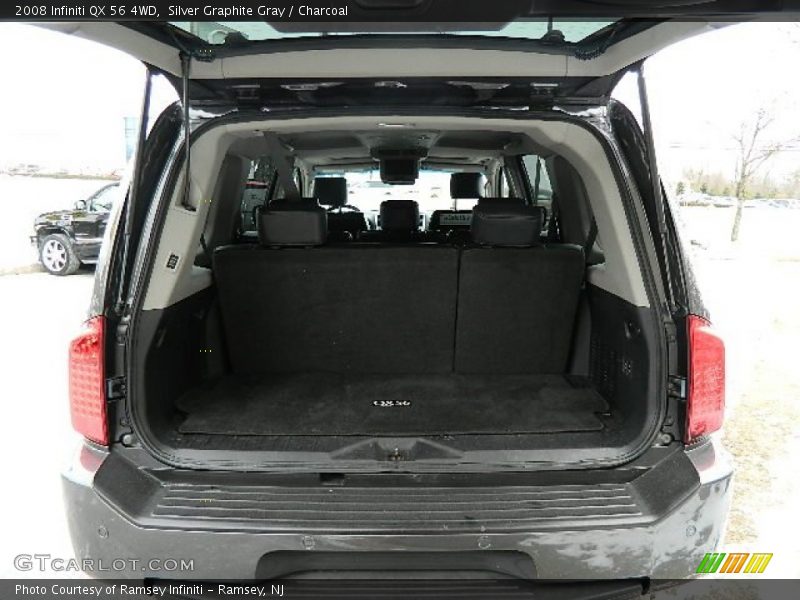 Silver Graphite Gray / Charcoal 2008 Infiniti QX 56 4WD
