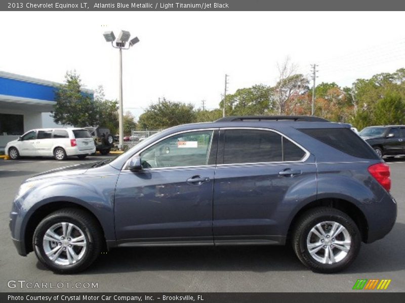 Atlantis Blue Metallic / Light Titanium/Jet Black 2013 Chevrolet Equinox LT