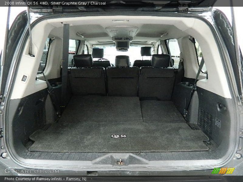 Silver Graphite Gray / Charcoal 2008 Infiniti QX 56 4WD