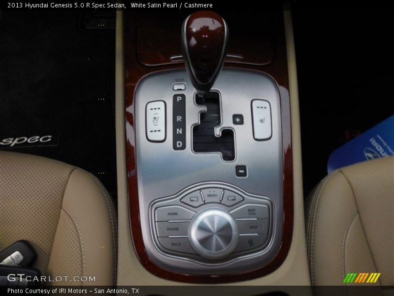 White Satin Pearl / Cashmere 2013 Hyundai Genesis 5.0 R Spec Sedan