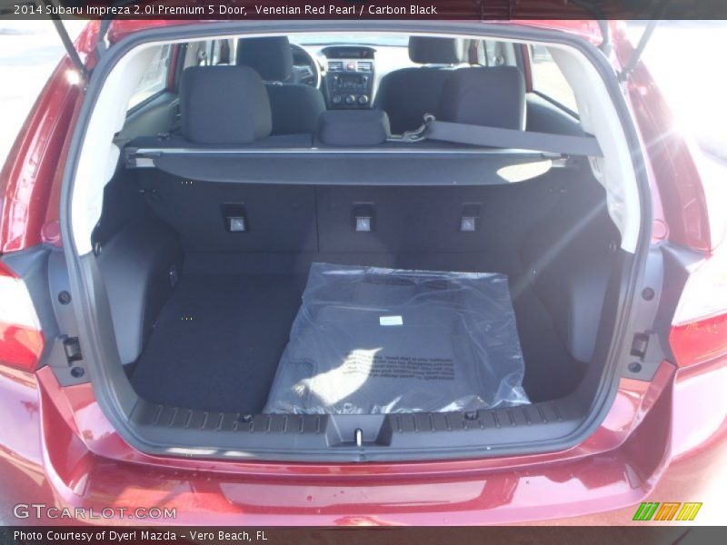 Venetian Red Pearl / Carbon Black 2014 Subaru Impreza 2.0i Premium 5 Door