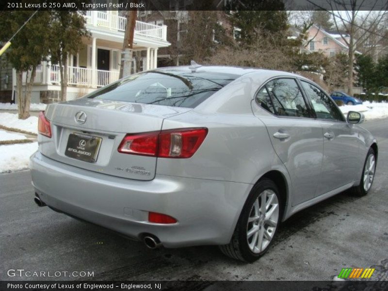 Tungsten Pearl / Black 2011 Lexus IS 250 AWD