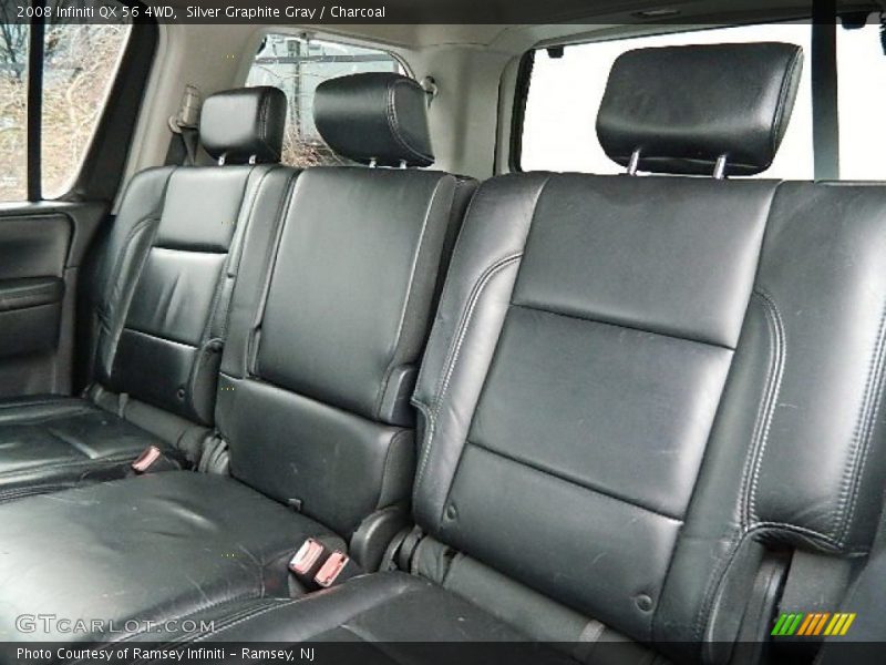 Silver Graphite Gray / Charcoal 2008 Infiniti QX 56 4WD