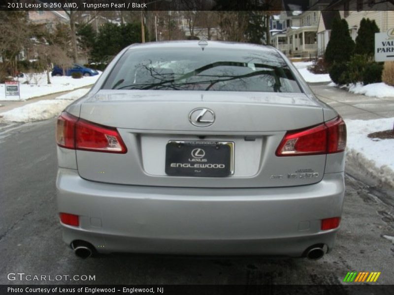 Tungsten Pearl / Black 2011 Lexus IS 250 AWD