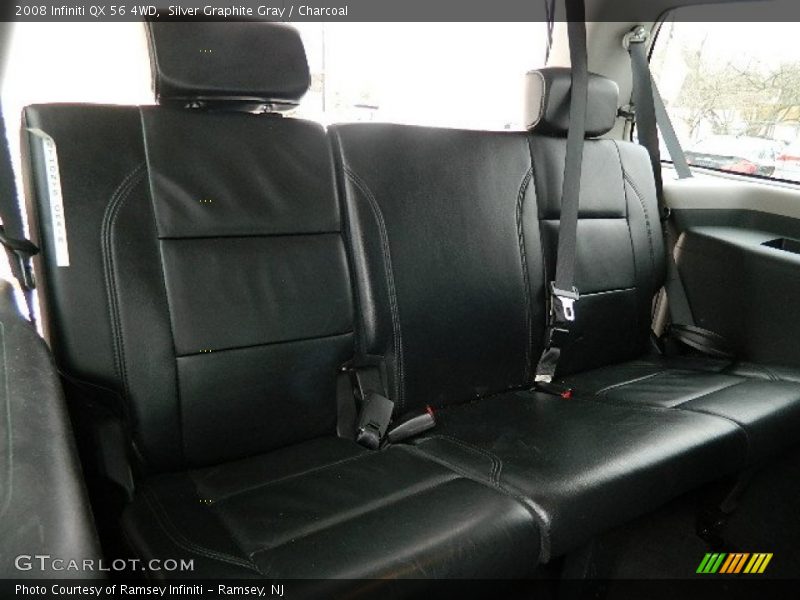 Silver Graphite Gray / Charcoal 2008 Infiniti QX 56 4WD