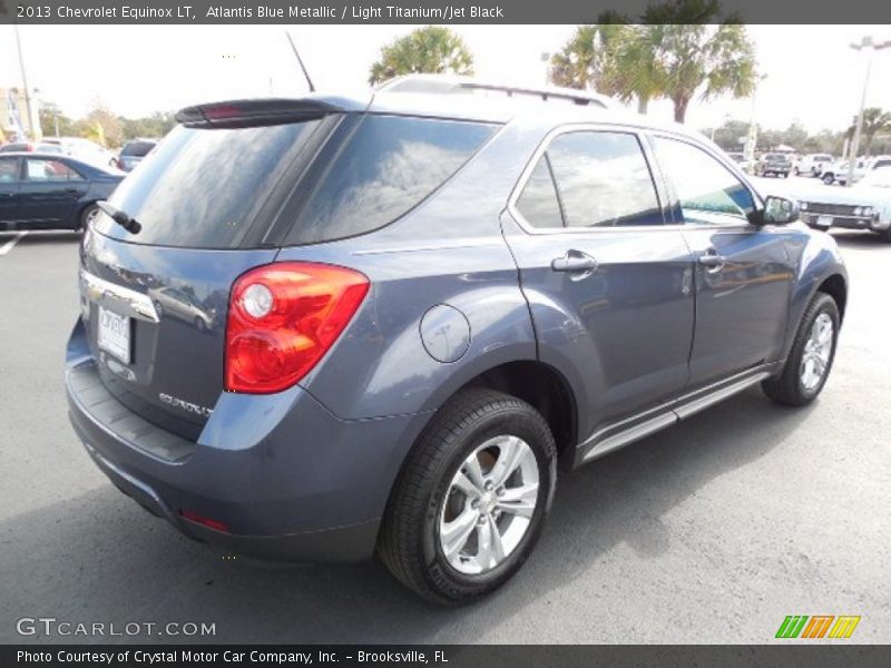 Atlantis Blue Metallic / Light Titanium/Jet Black 2013 Chevrolet Equinox LT