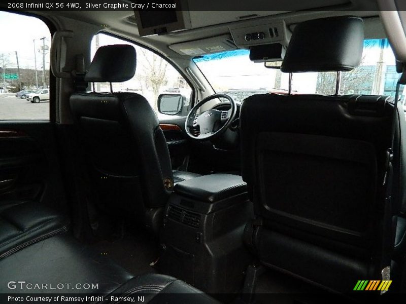 Silver Graphite Gray / Charcoal 2008 Infiniti QX 56 4WD