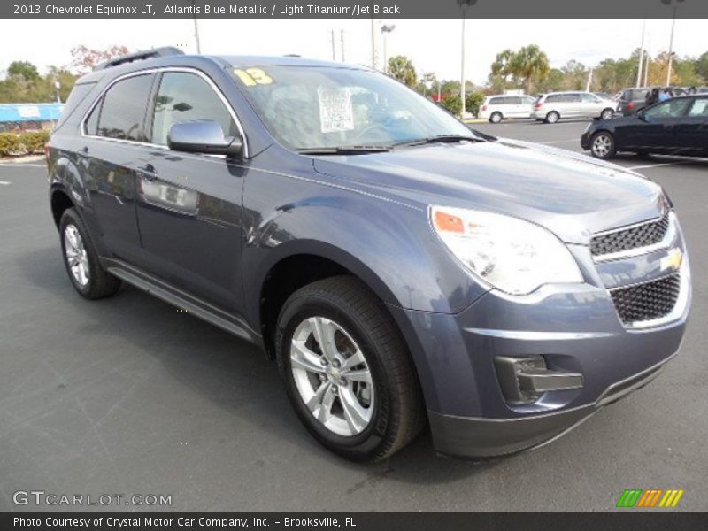 Atlantis Blue Metallic / Light Titanium/Jet Black 2013 Chevrolet Equinox LT
