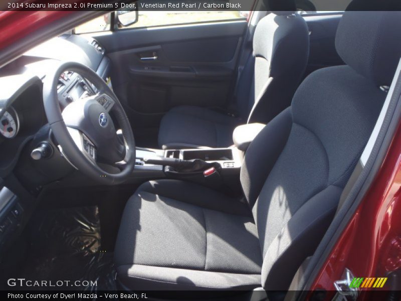 Venetian Red Pearl / Carbon Black 2014 Subaru Impreza 2.0i Premium 5 Door