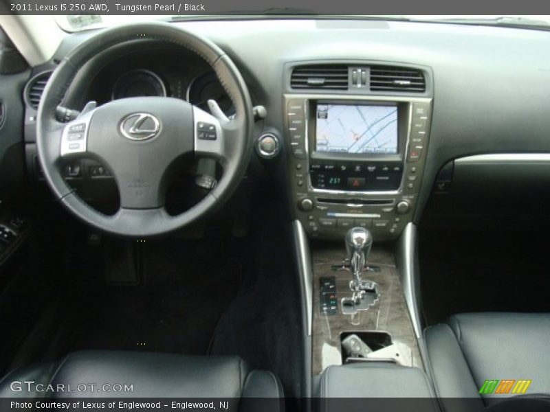 Tungsten Pearl / Black 2011 Lexus IS 250 AWD