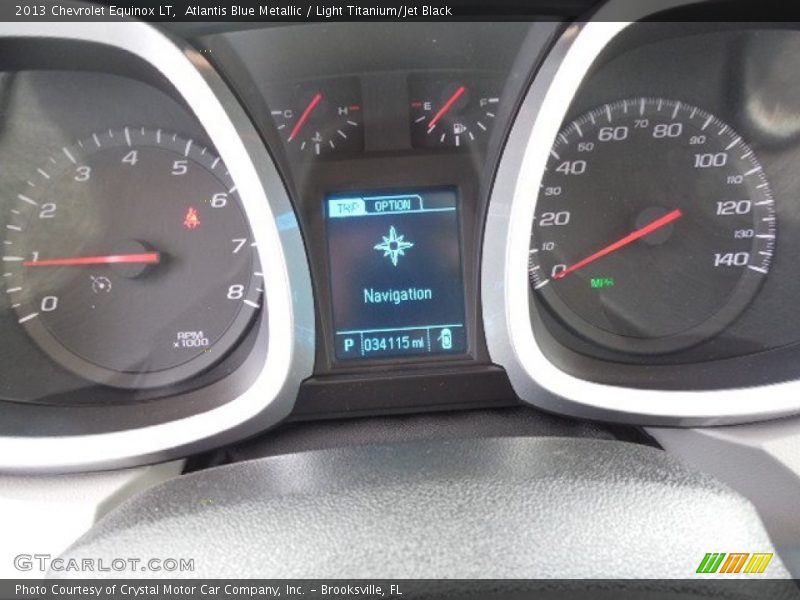 Atlantis Blue Metallic / Light Titanium/Jet Black 2013 Chevrolet Equinox LT