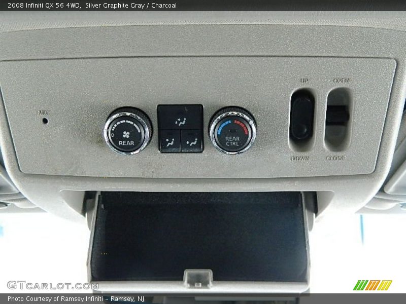 Silver Graphite Gray / Charcoal 2008 Infiniti QX 56 4WD