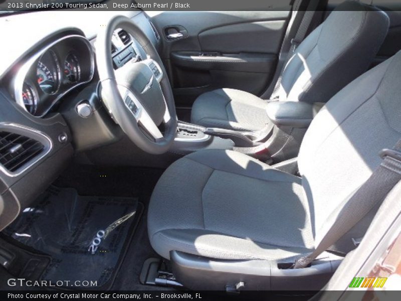 Deep Auburn Pearl / Black 2013 Chrysler 200 Touring Sedan