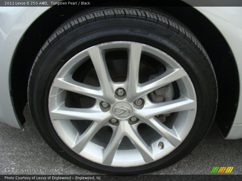 Tungsten Pearl / Black 2011 Lexus IS 250 AWD