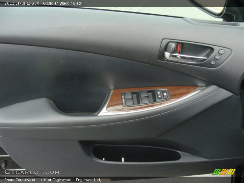 Obsidian Black / Black 2011 Lexus ES 350