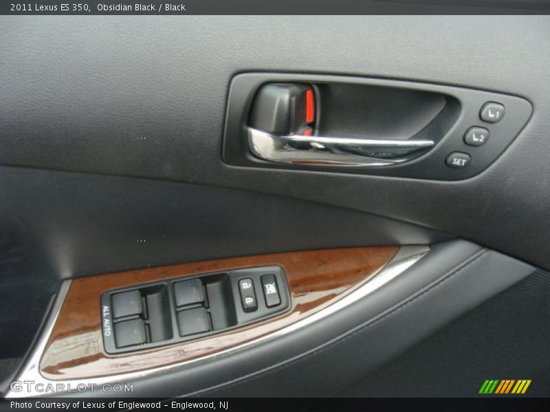 Obsidian Black / Black 2011 Lexus ES 350