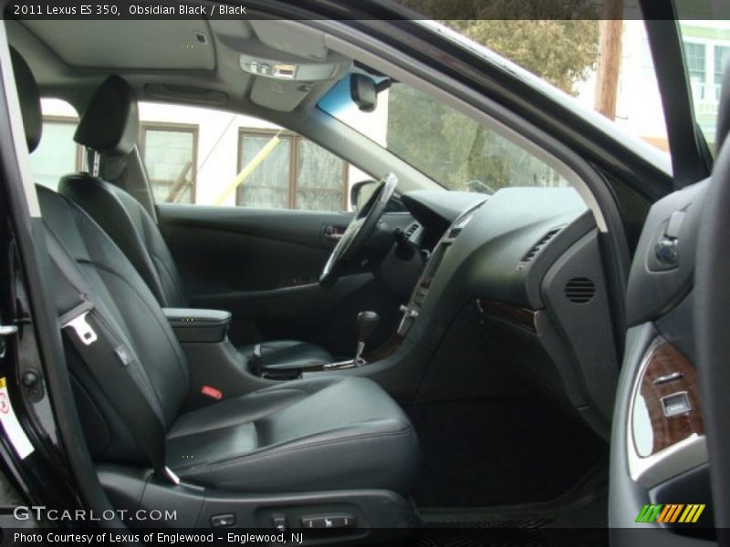 Obsidian Black / Black 2011 Lexus ES 350