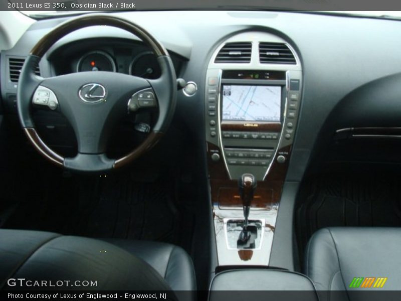 Obsidian Black / Black 2011 Lexus ES 350