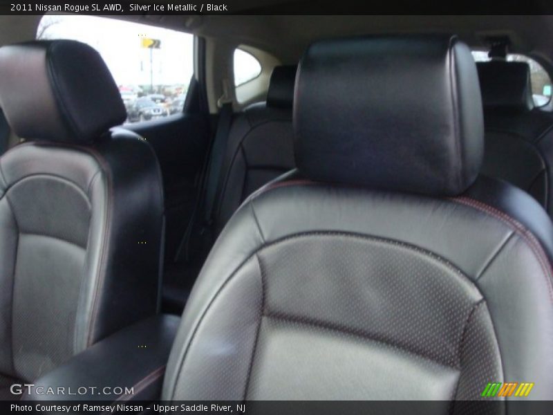 Silver Ice Metallic / Black 2011 Nissan Rogue SL AWD