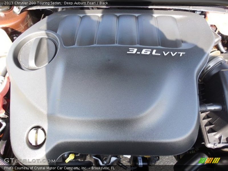 Deep Auburn Pearl / Black 2013 Chrysler 200 Touring Sedan