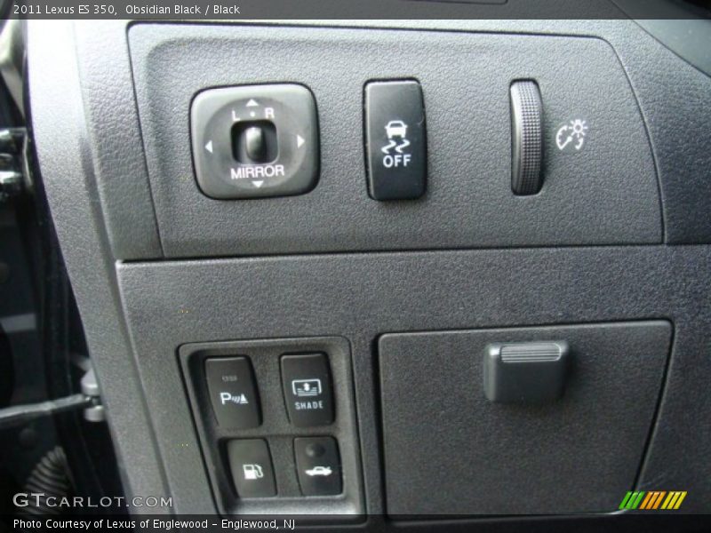 Obsidian Black / Black 2011 Lexus ES 350