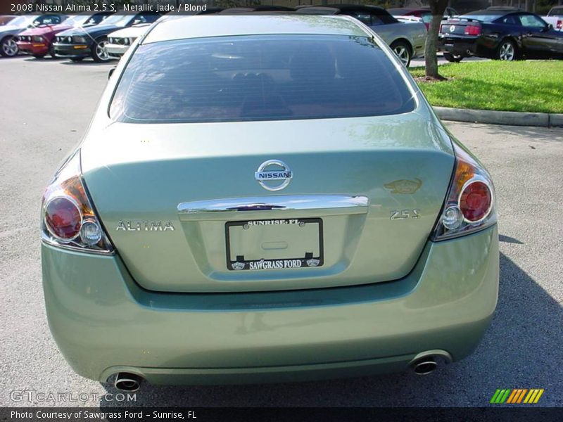 Metallic Jade / Blond 2008 Nissan Altima 2.5 S