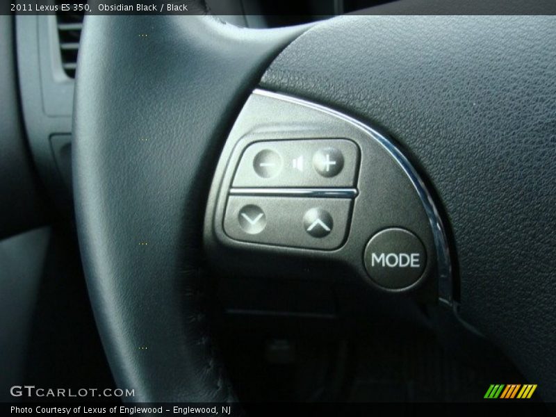 Obsidian Black / Black 2011 Lexus ES 350