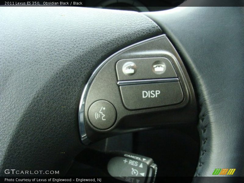 Obsidian Black / Black 2011 Lexus ES 350