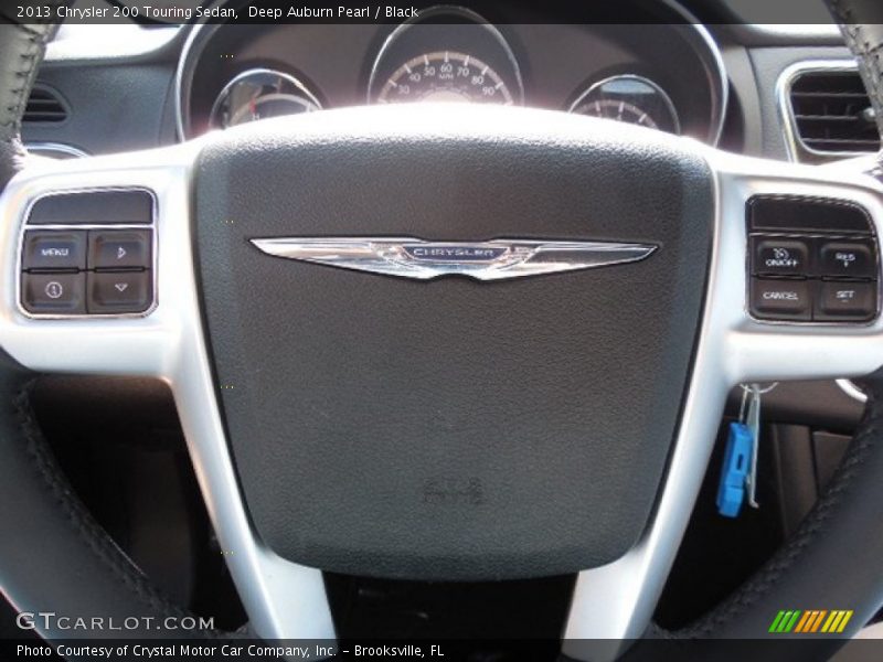 Deep Auburn Pearl / Black 2013 Chrysler 200 Touring Sedan