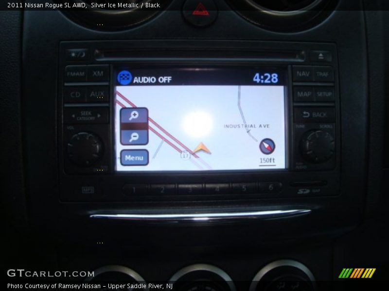 Silver Ice Metallic / Black 2011 Nissan Rogue SL AWD