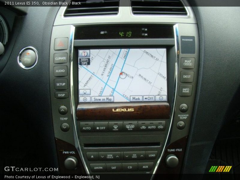 Obsidian Black / Black 2011 Lexus ES 350