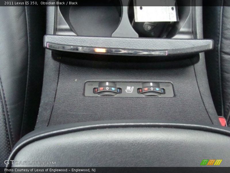 Obsidian Black / Black 2011 Lexus ES 350