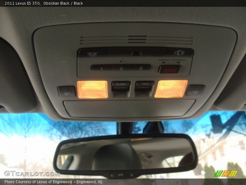 Obsidian Black / Black 2011 Lexus ES 350