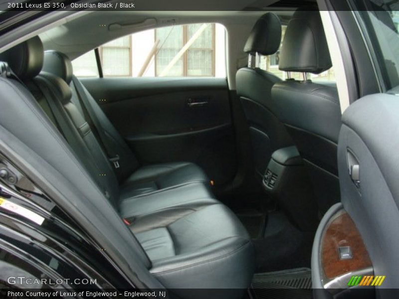 Obsidian Black / Black 2011 Lexus ES 350