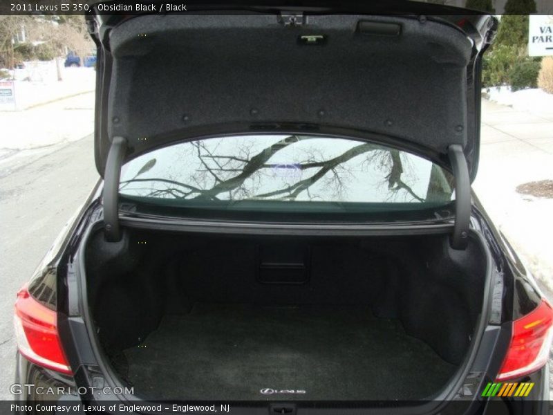 Obsidian Black / Black 2011 Lexus ES 350