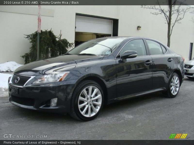 Smoky Granite Mica / Black 2010 Lexus IS 250 AWD