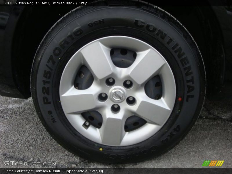 Wicked Black / Gray 2010 Nissan Rogue S AWD